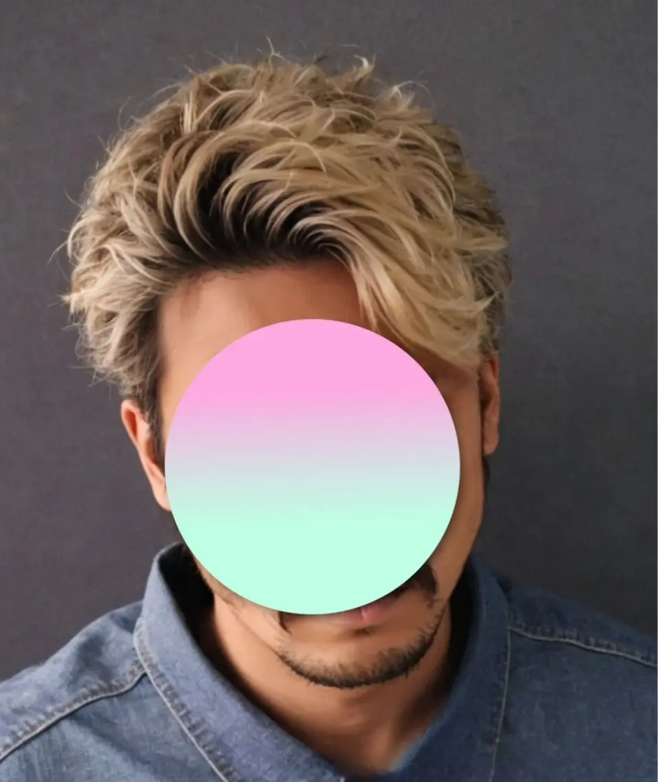 カラー ブリーチ 田中 さとしのヘアスタイル