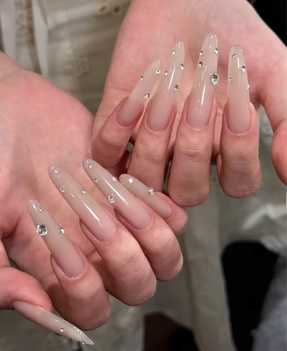 ネイル Nailグリン 🍑のネイルデザイン