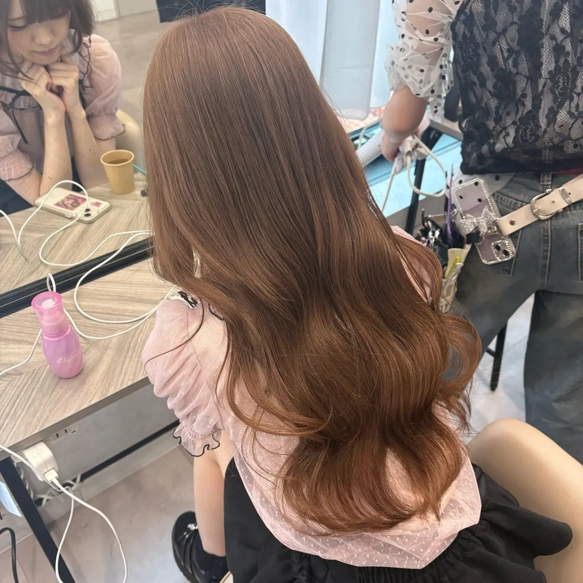 カラー ヘアカラー トリートメント うる艶/ハイトーン 🎀hina🎀のヘアスタイル