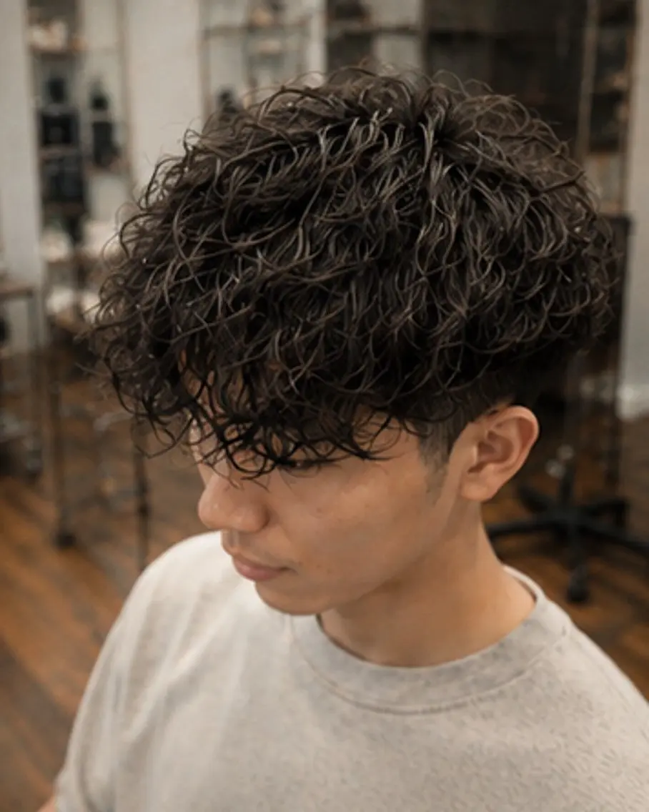 【メンズ限定】メンズカット+パーマ+プチスパ¥12000の写真