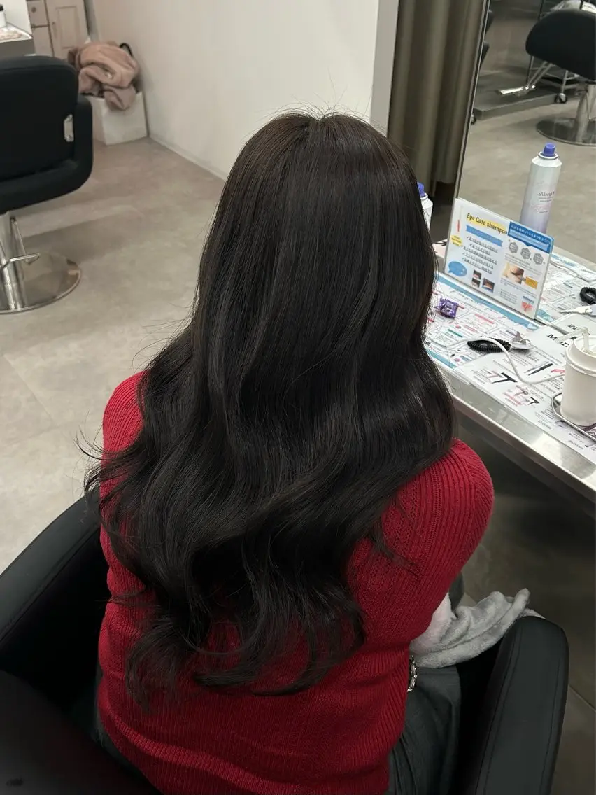 ロング カット ヘアカラー 💖髪質改善カラー/ エクステ💖かりんのヘアスタイル