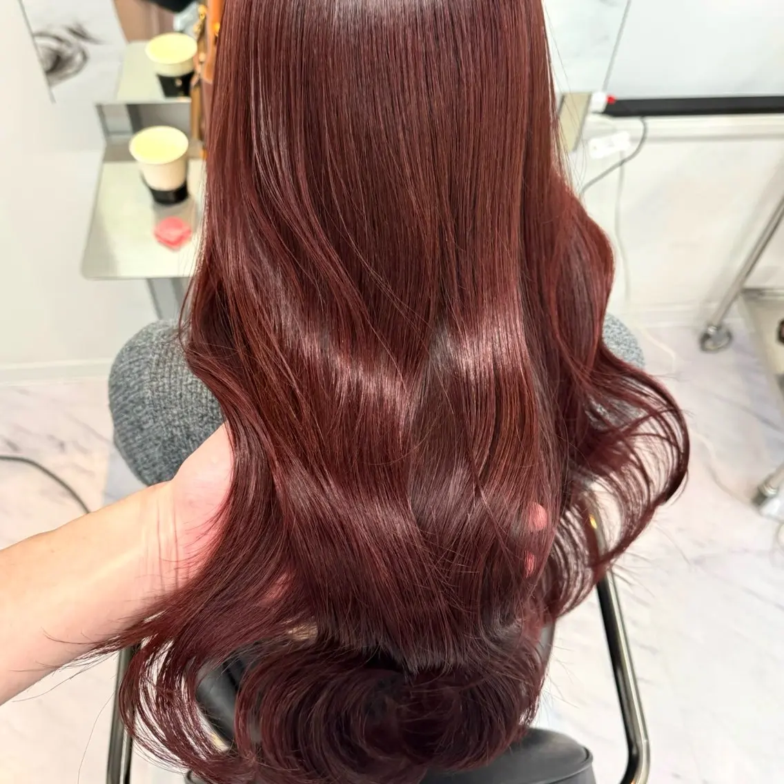 ロング ヘアカラー トリートメント ヘアセット レオ /ViVIEのヘアスタイル