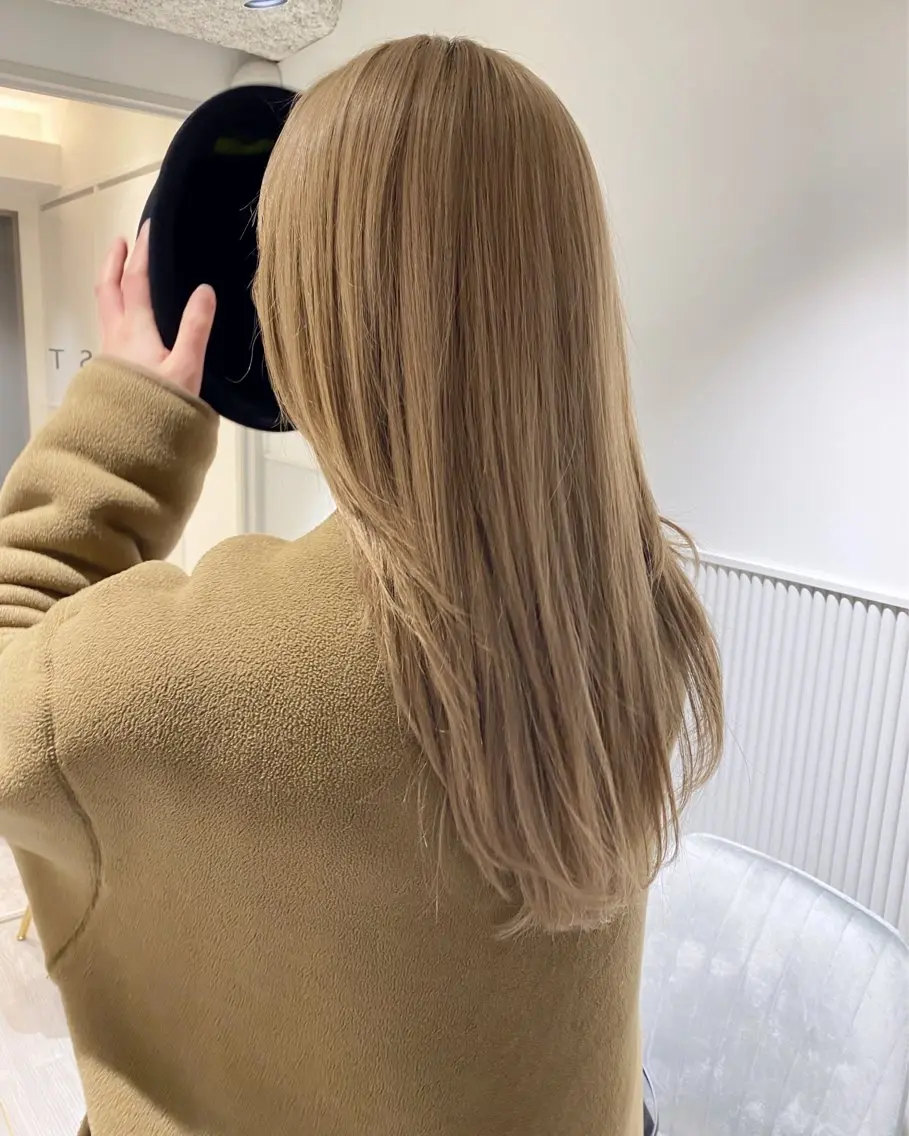 ロング カラー ブリーチ LOVESTOIKE 堂本のヘアスタイル
