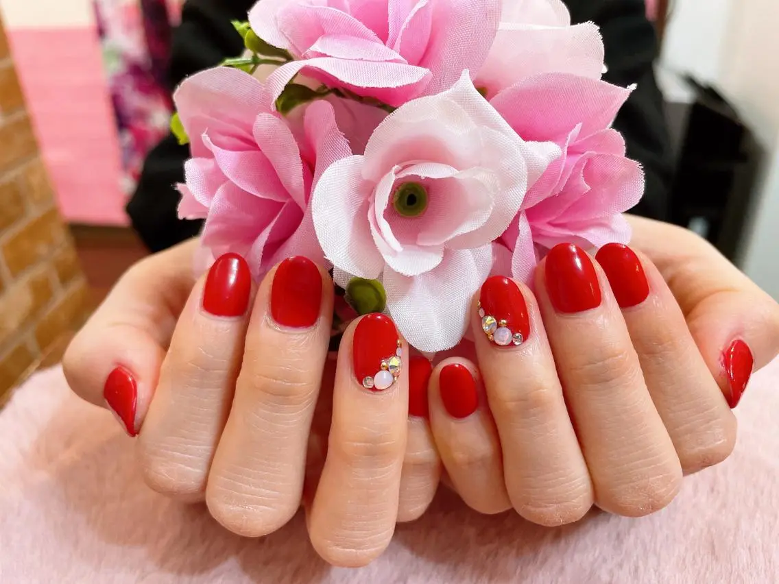 ネイル シンプルネイル ハンドネイル Nail🦋 💗yuyuのネイルデザイン