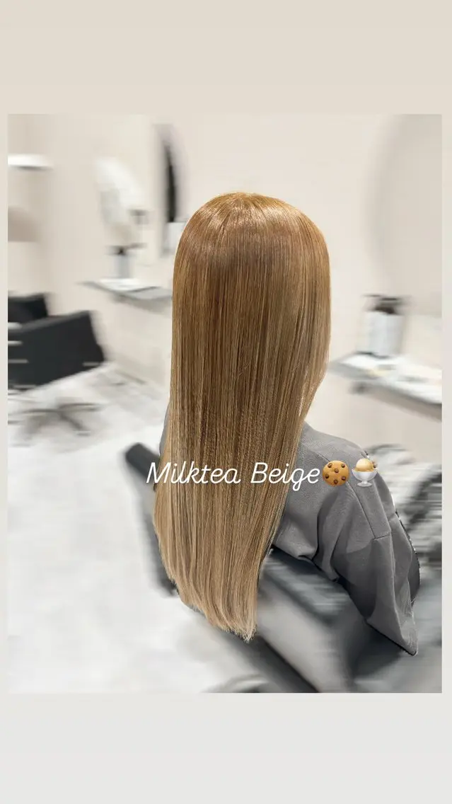 ロング カラー ヘアカラー トリートメント 🫧ハイトーン 🌈透明感☘️らいのヘアスタイル