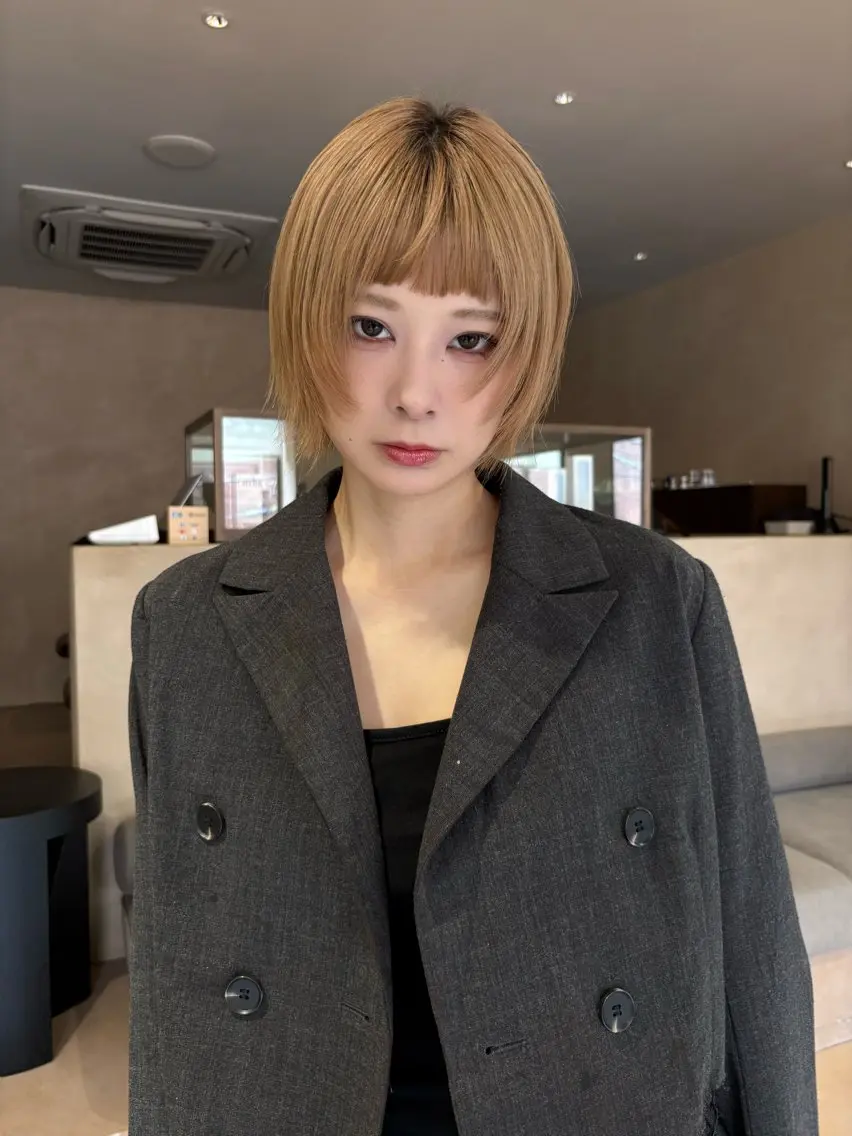 ショート カット ボブ/ヘアセット 結婚式卒業式アレンジのヘアスタイル