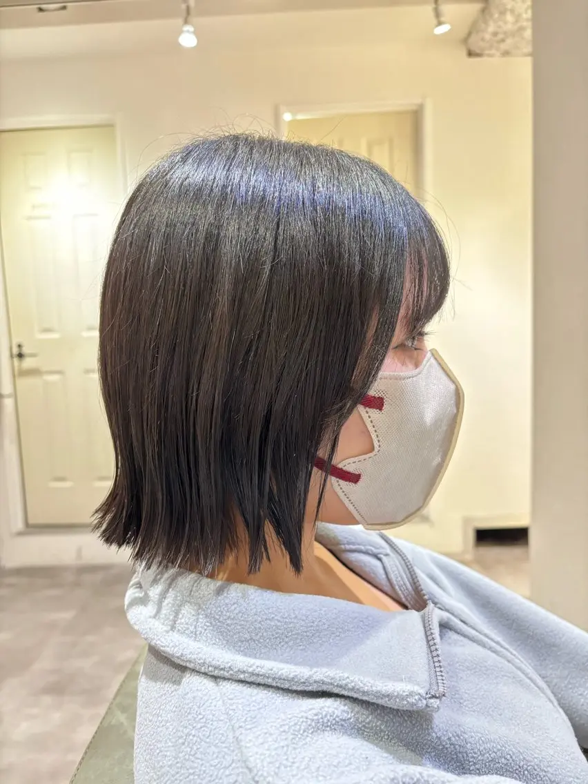 ショート ✨似合わせボブ✨ 縮毛矯正のヘアスタイル