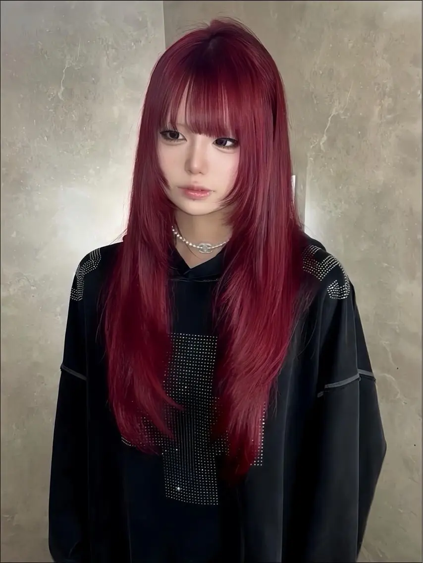 セミロング カラー ヘアカラー 🫧縮毛矯正🫧 髪質改善RIKU🫧のヘアスタイル