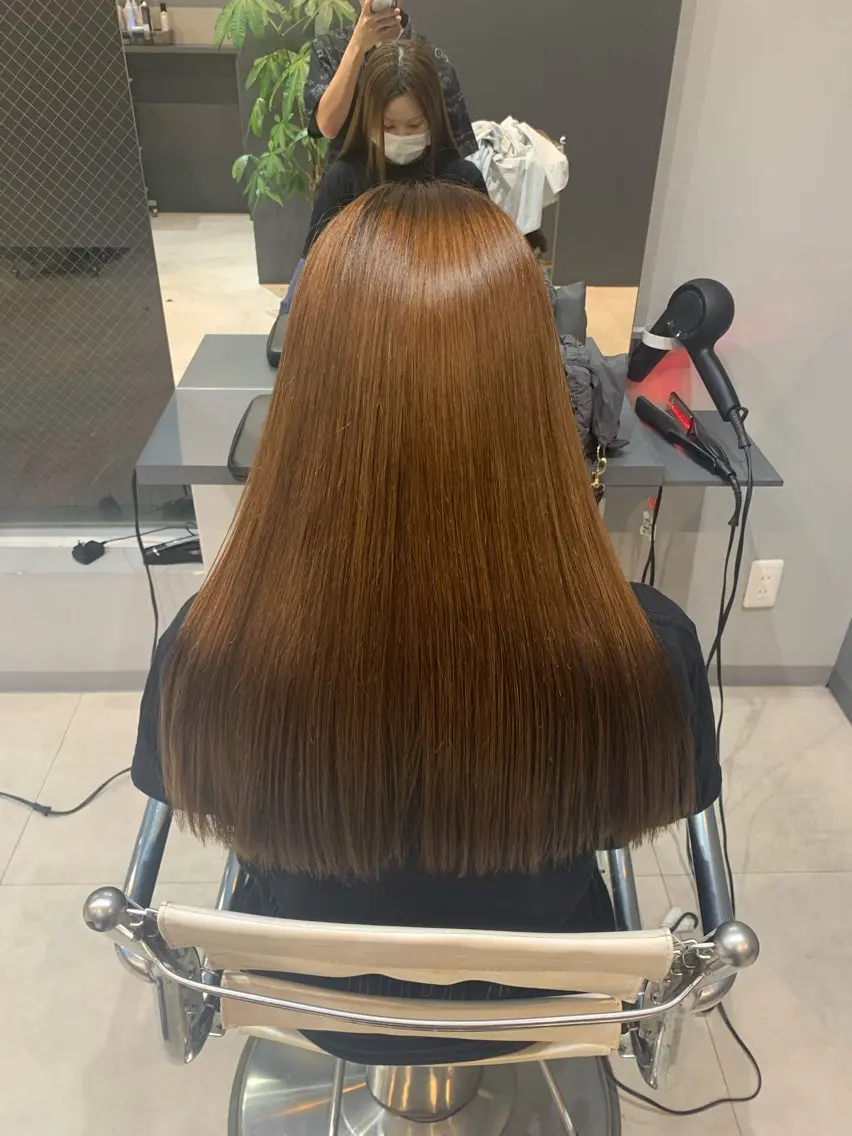 ロング 西川 和のヘアスタイル