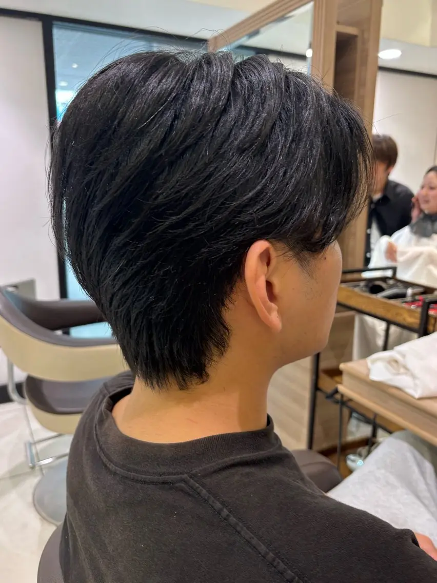 メンズ センターパート 刈り上げ カット メンズカット ✂️あいのヘアスタイル