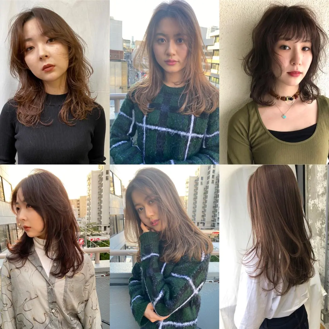 セミロング Pia ツボイ ケイタのヘアスタイル