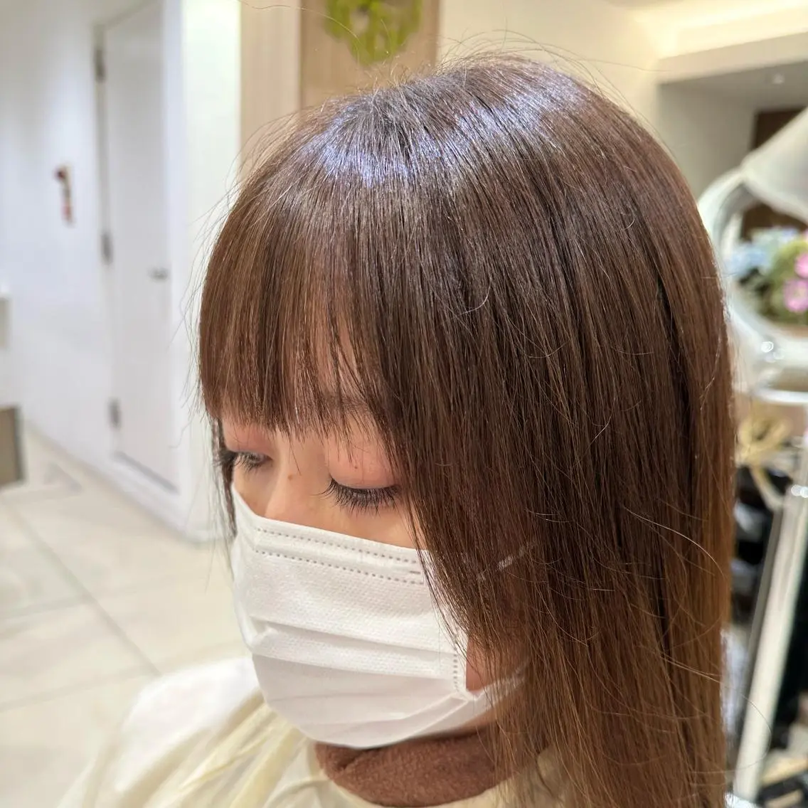 ミディアム Miyu🦄ash カット/まつげのヘアスタイル