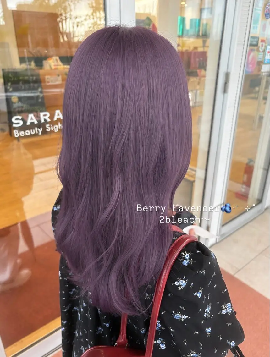 ロング ヘアカラー 花華 /九大学研都市 /ブリーチなしカラーのヘアスタイル