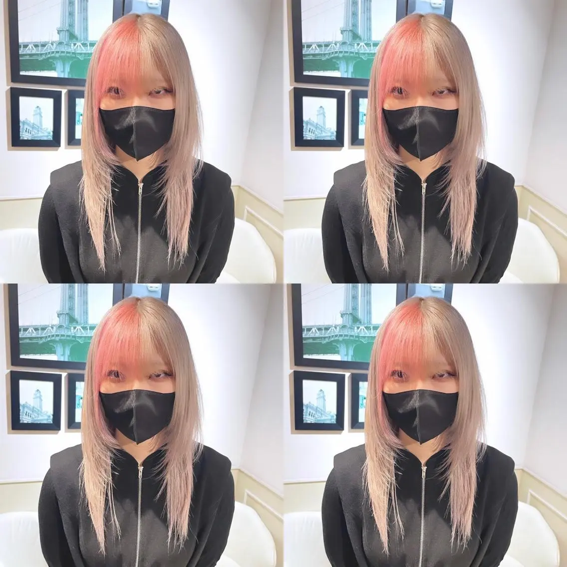 セミロング カラー ベージュカラー ピンクカラー ホワイトベージュ 🌟トップデザイナー 高橋🌟のヘアスタイル