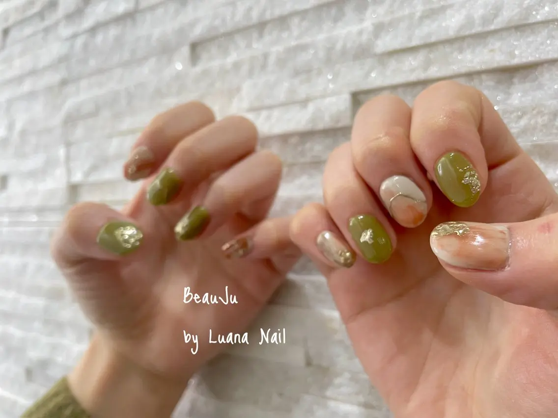 ネイル ミラーネイル ハンドネイル BeauJu by Luana Nailのネイルデザイン
