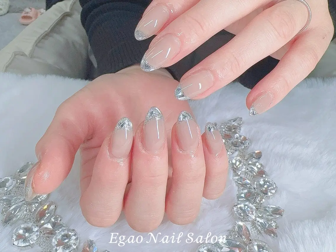 ネイル アートネイル チークネイル フットネイル フレンチネイル ジェルネイル ハンドネイル EGAO NAIL 錦糸町店のネイルデザイン
