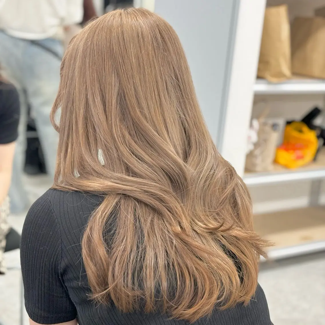 ロング カラー ヘアアレンジ ヘアカラー トリートメント ヘアセット 透明感💕今っぽ似合 わせ𝐍𝐨. 𝟏のヘアスタイル