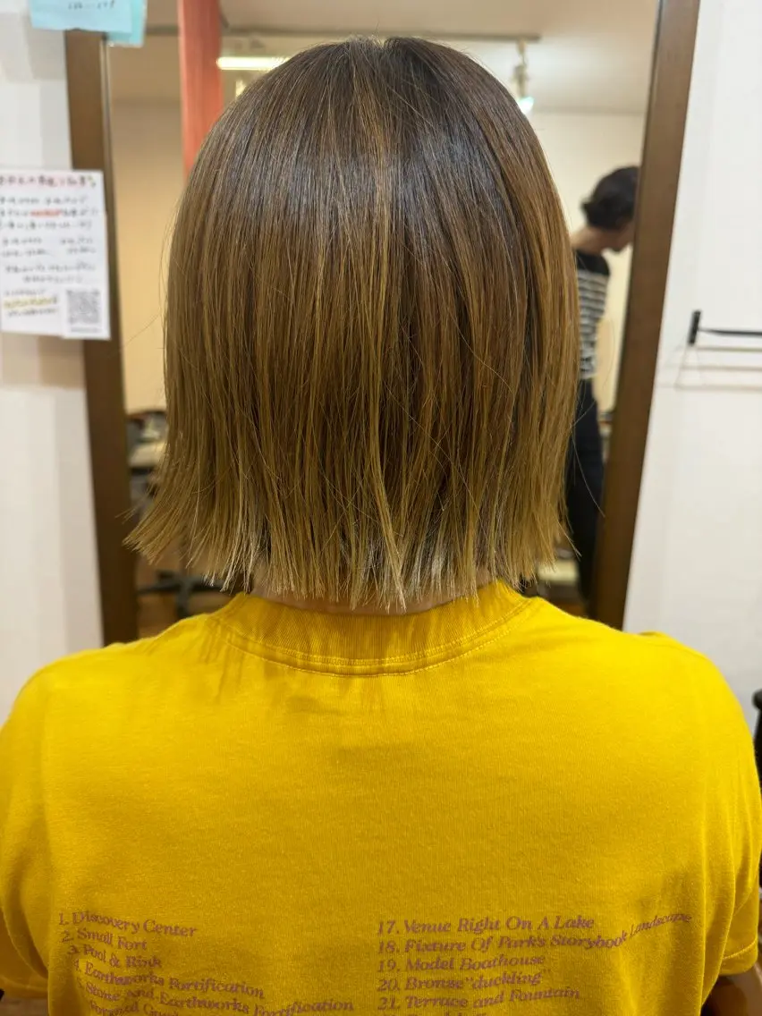 ミディアム カラー 神谷 知紀のヘアスタイル