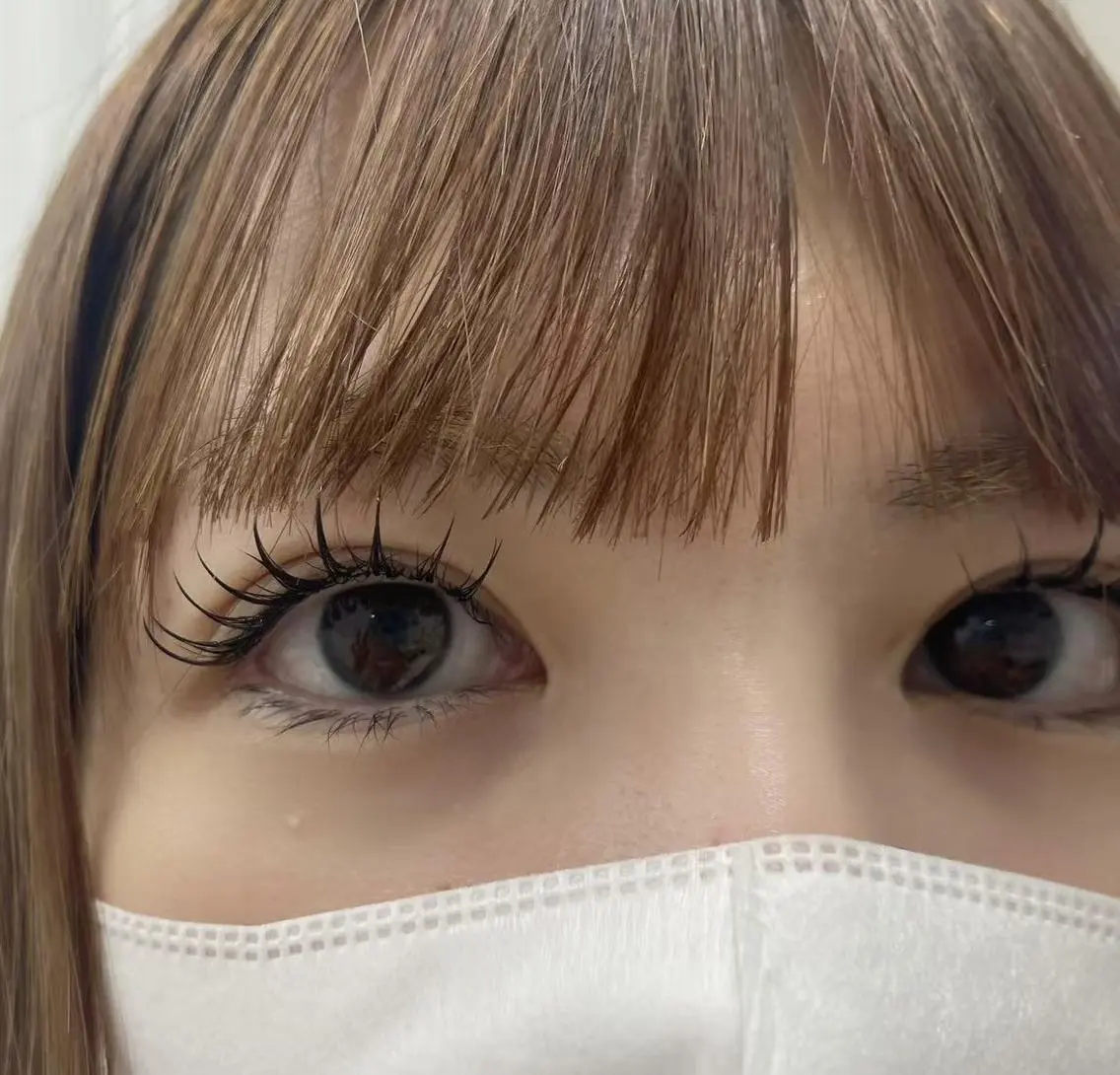 マツエク・マツパ 束感まつ毛 韓国風マツエク 下まつげエクステ ワンホンマツエク はる🎀ネイル& アイラッシュ🐈⬛のマツエク・マツパデザイン