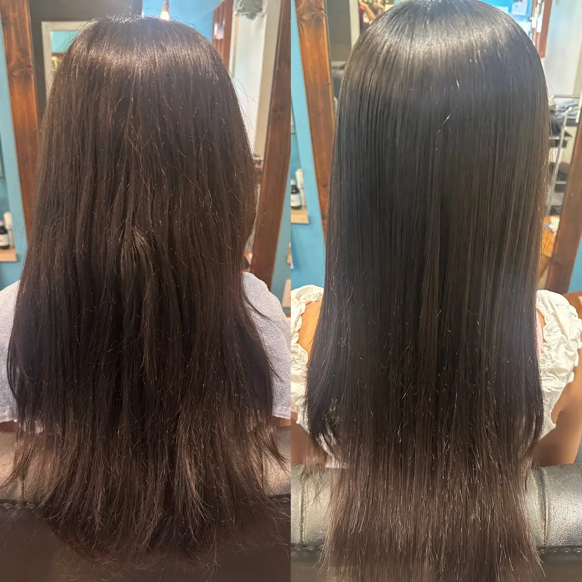 ロング 縮毛矯正 安達 望のヘアスタイル