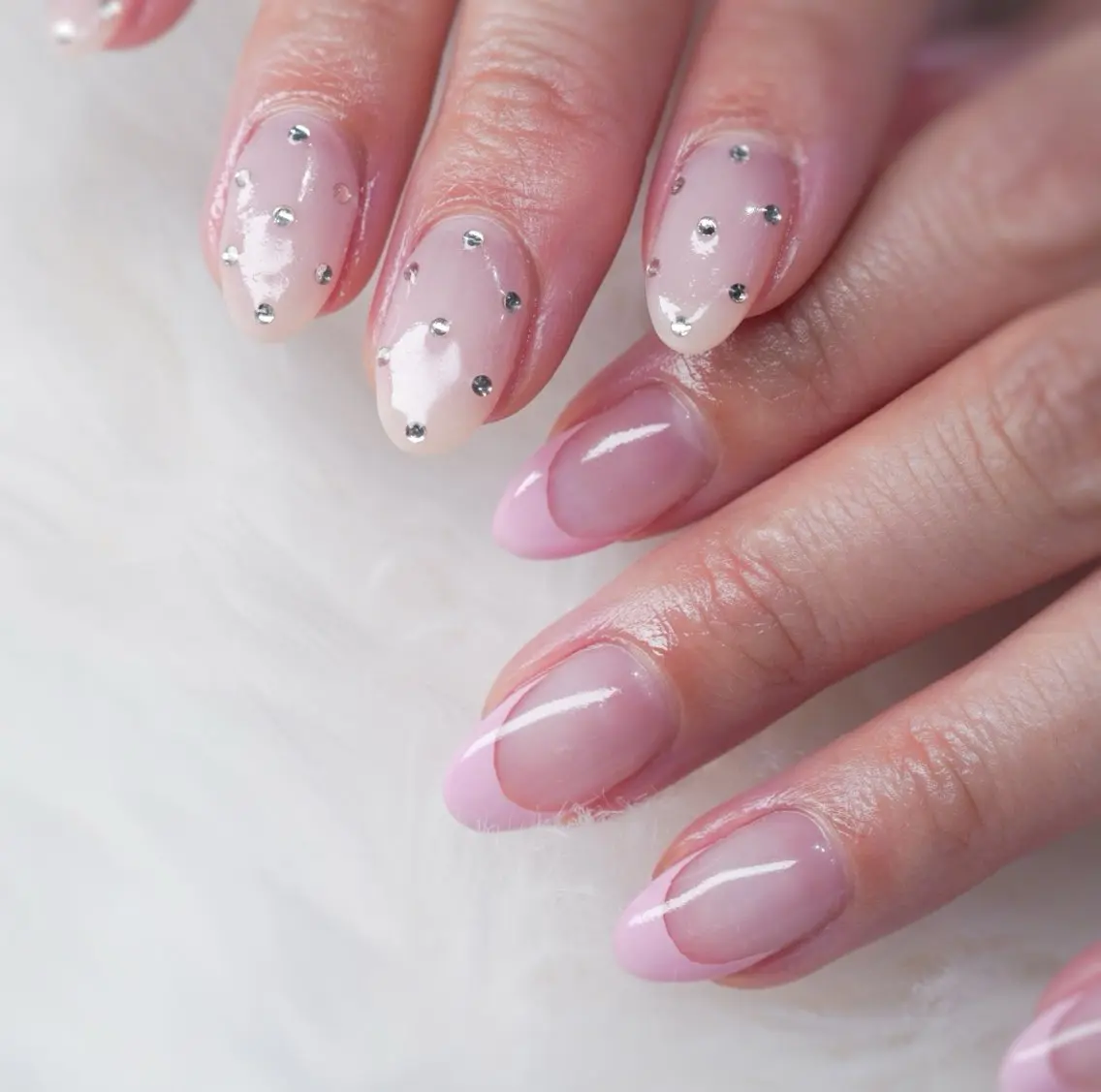ミディアム ハンドネイル Re nailのネイルデザイン