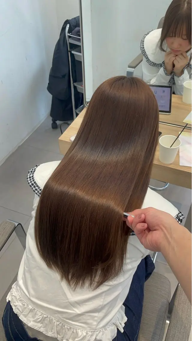 ロング カラー 髪質改善 ✨髪質改善✨美髪 矯正🫧小泉のヘアスタイル