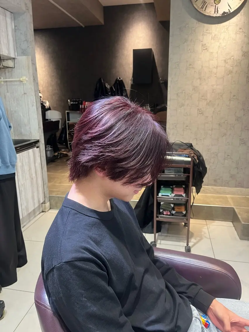 ロング カラー ヘアカラー 🫧❤️暖色艶カラ ー❤️🫧Kyaraのマツエク・マツパデザイン