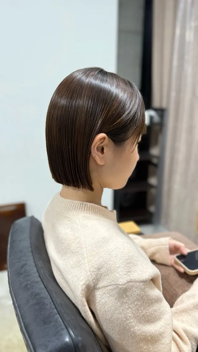 ショート ➴➷完全美髪特化➹➶ 黒山憂希のヘアスタイル