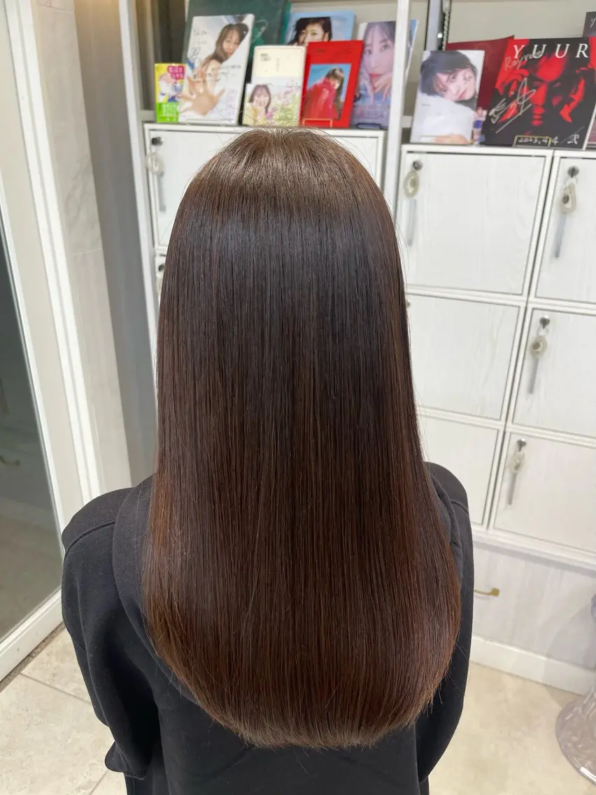 ロング 中顔面短縮 顔まわり新田大翔のヘアスタイル