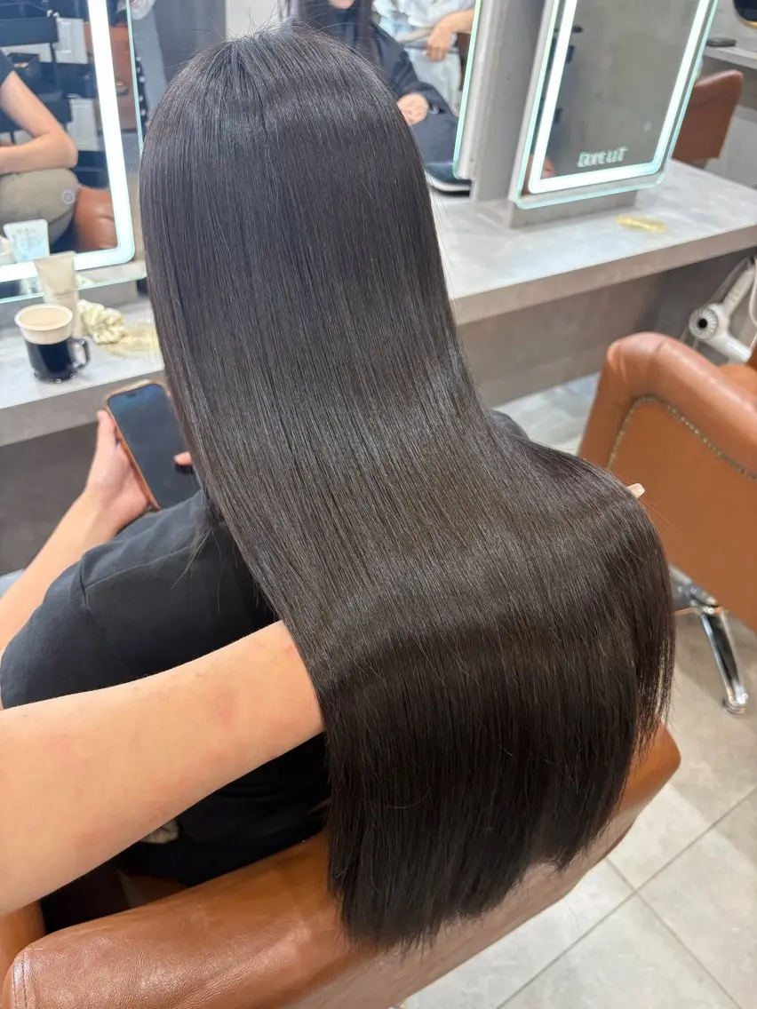 ロング 縮毛矯正 Dope LIT Miyuのヘアスタイル
