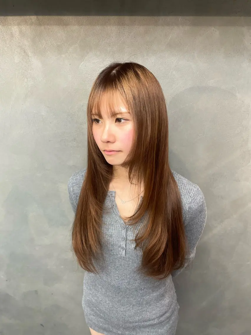 ロング レイヤーカット ヘアカラー エクステ/コーンロウ KURUMI⛓️🔥のヘアスタイル