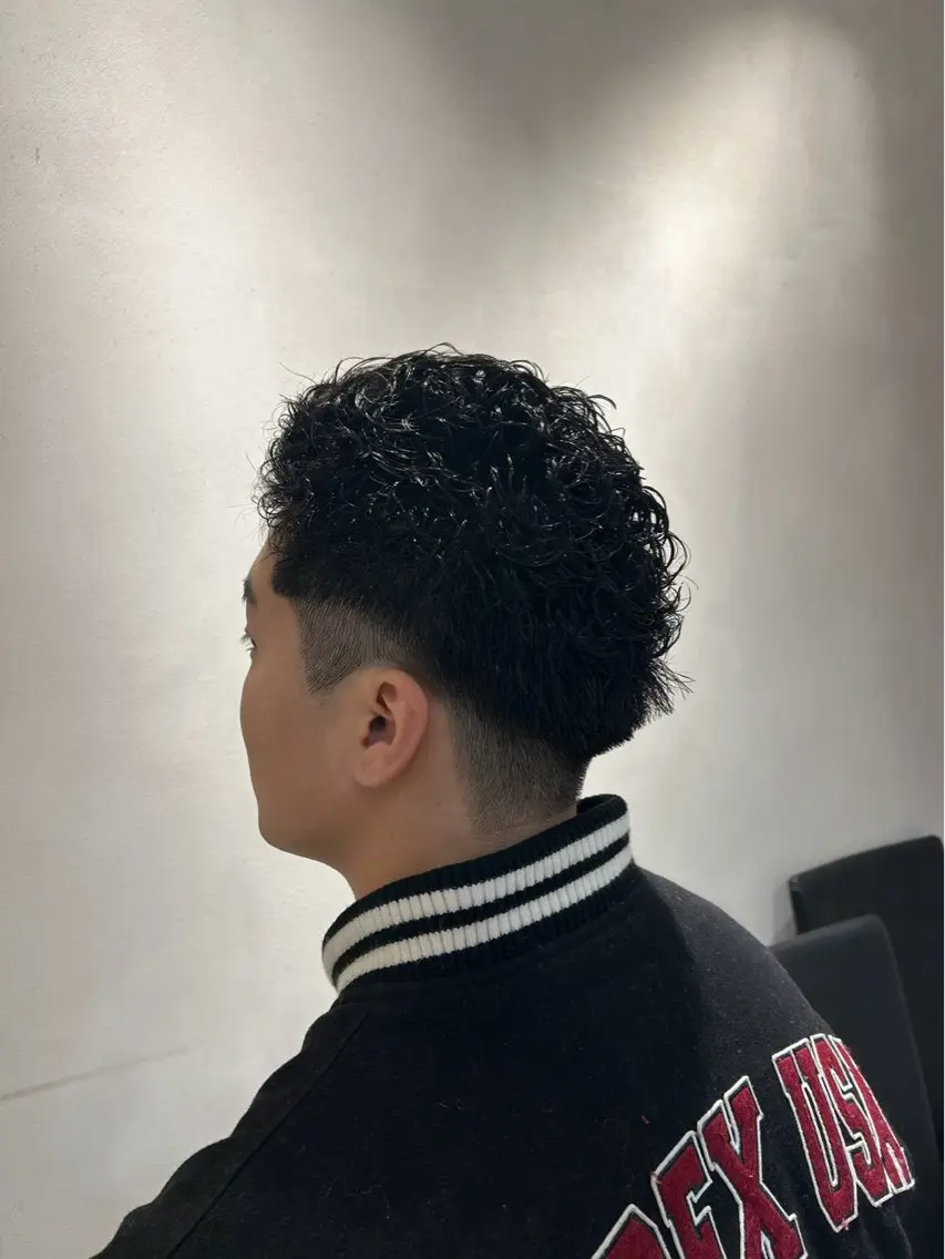 ショート カラー メンズ メンズパーマ パーマの達人🌀 メンズ特化/壮真のヘアスタイル