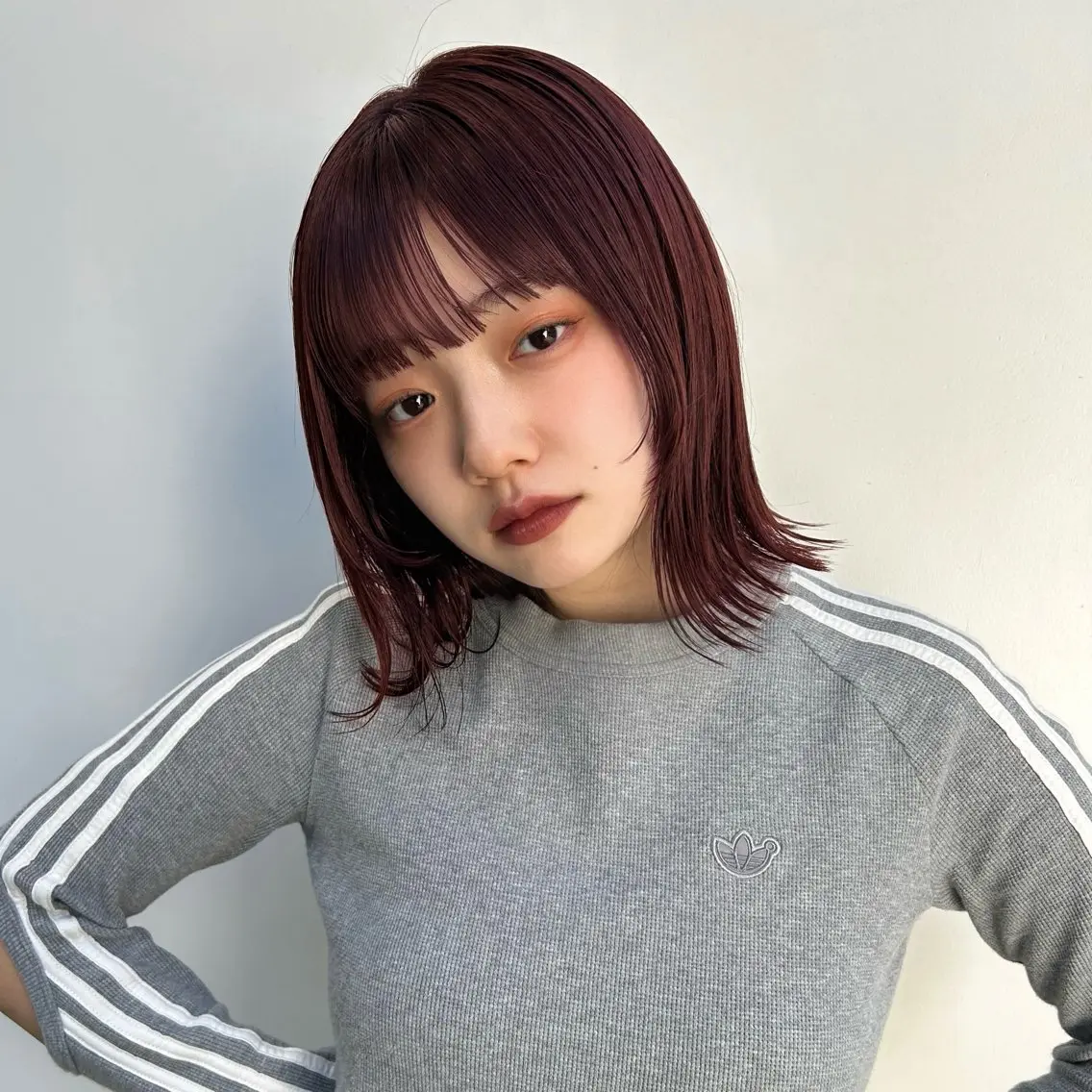 ミディアム ヘアカラー トリートメント ヘアセット 🌸透明感/レイヤー / 栗林 彩🌸のヘアスタイル