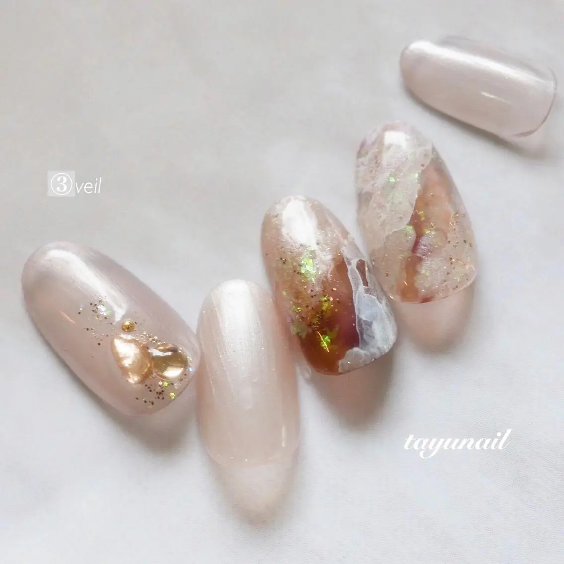 ネイル アートネイル ブルー ジェルネイル ワンカラーネイル パラジェル ネイルサロン 【たゆnail】のネイルデザイン