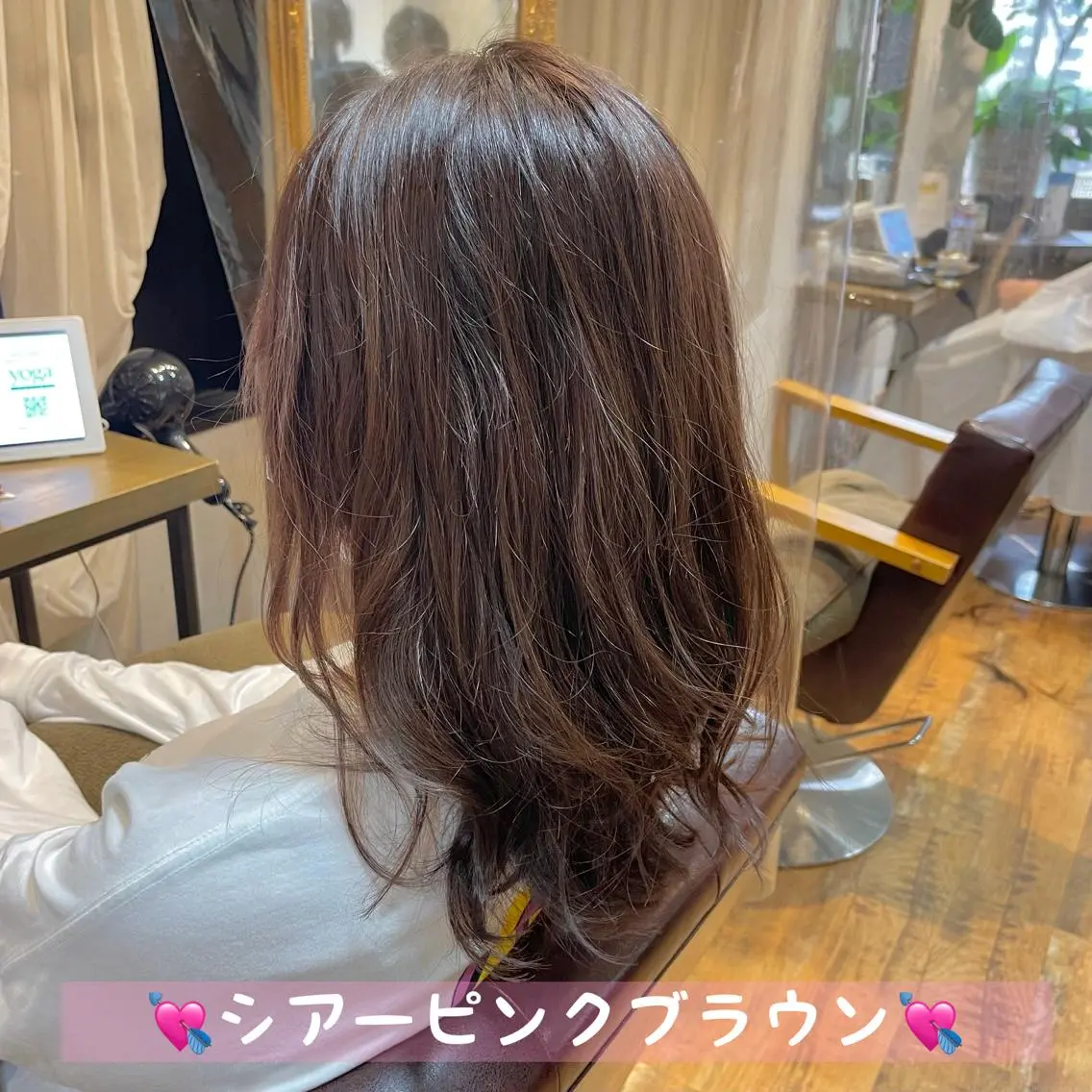 ミディアム カラー カット ヘアカラー 💖透明感カラー💖 mayukoのヘアスタイル