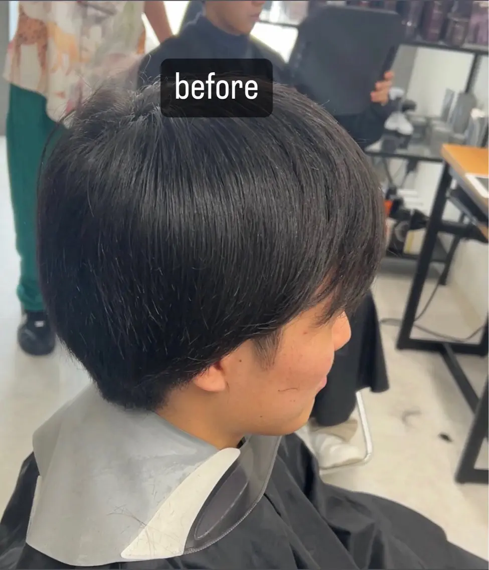 パーマ メンズ カズキ🌼曲がる 縮毛矯正のヘアスタイル