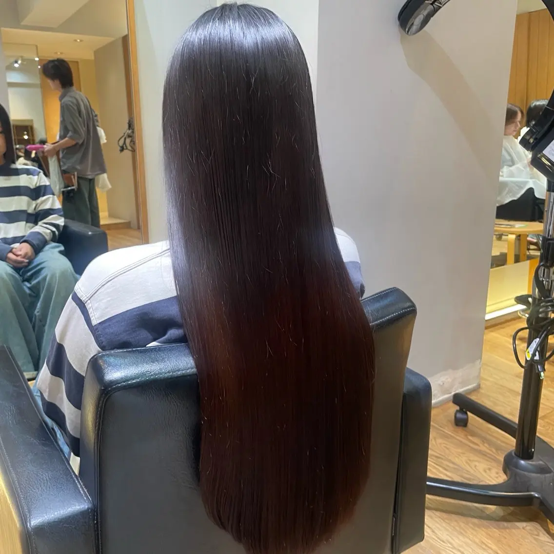 ロング パーマ カット 縮毛矯正 トリートメント 縮毛矯正/レイヤー 🌙児玉光瑠のヘアスタイル