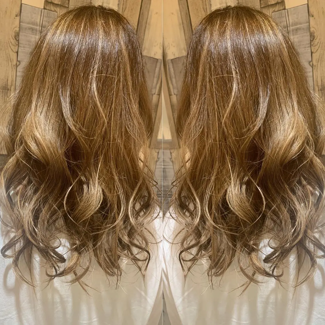 ロング カラー ベージュカラー ハイライトカラー シアーベージュ ハイライト 韓国🇰🇷 ✂︎hair 内田愛のヘアスタイル