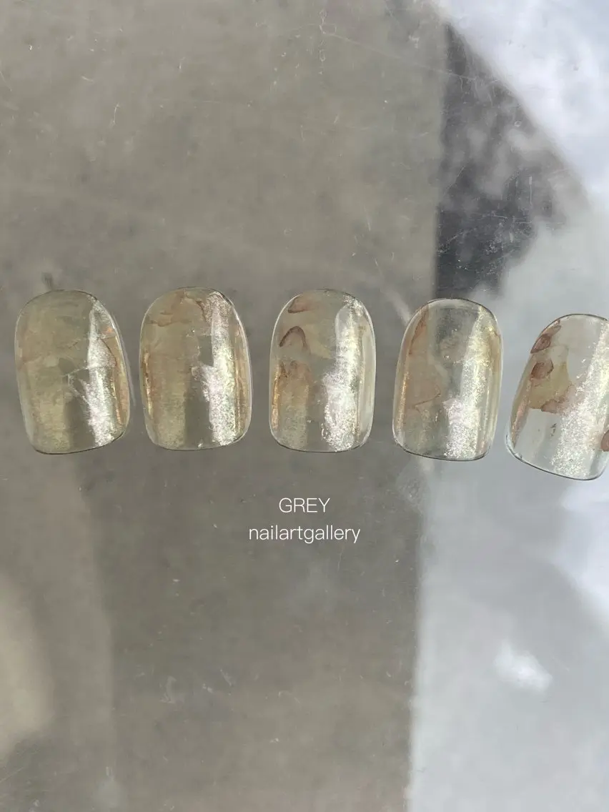 ネイル アートネイル 【GREY】 TAIRAのネイルデザイン
