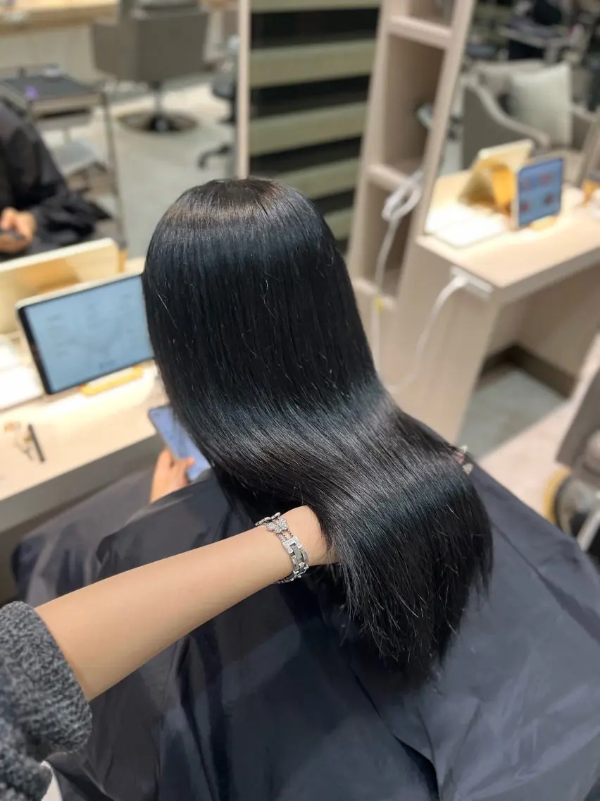 ロング カラー ヘアカラー トリートメント 佐倉七彩/ 上品艶カラー/渋谷のヘアスタイル