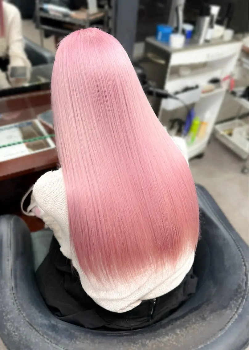 ロング カラー ヘアカラー トリートメント ハイトーンエクステ 🎩カズキ🎩のヘアスタイル