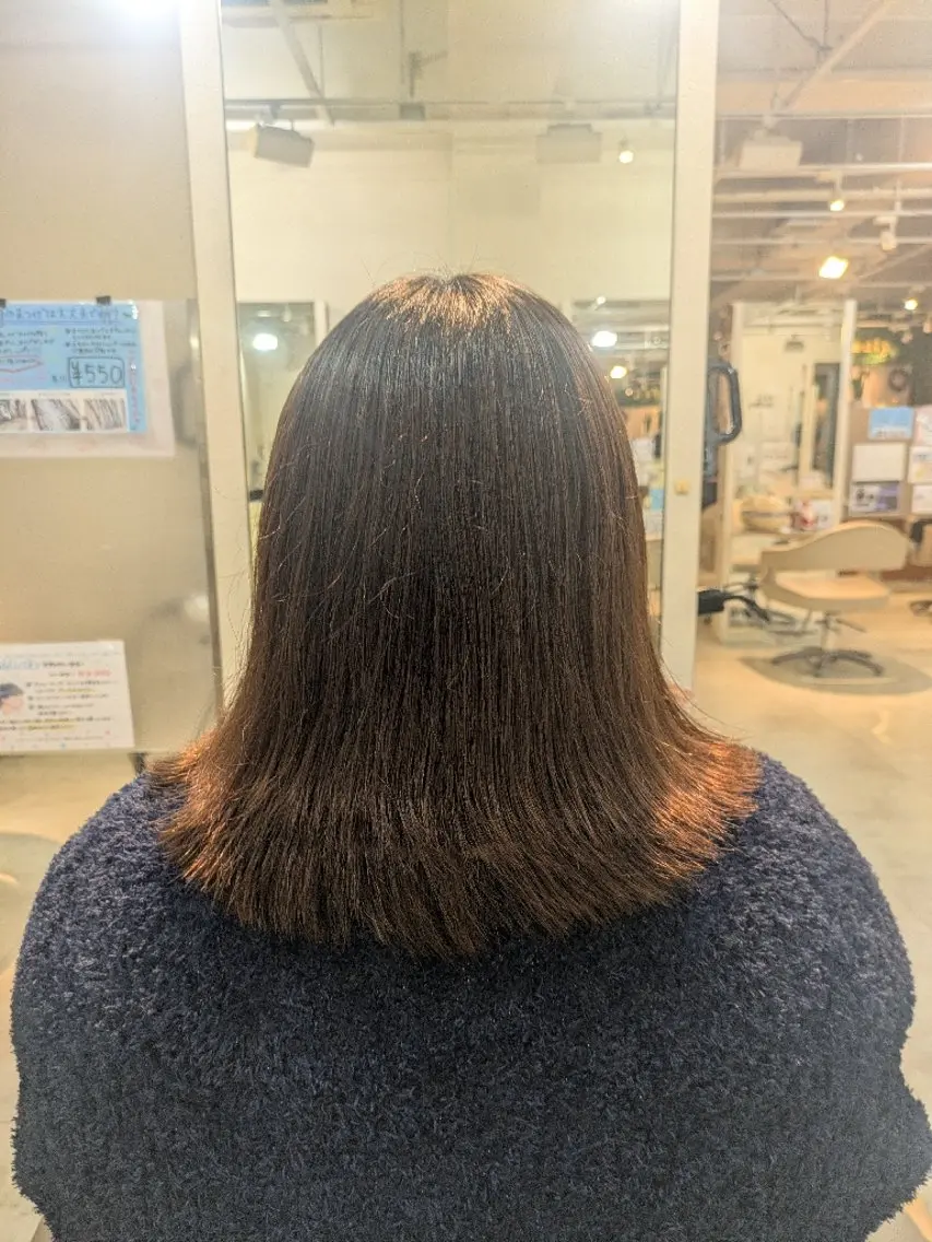 ミディアム レイヤーカット 馬場 純哉のヘアスタイル