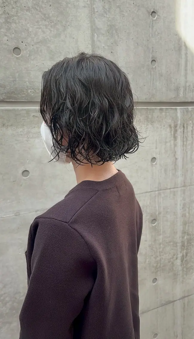 ショート パーマ ボブ フレンチボブパーマ Yuukiのヘアスタイル