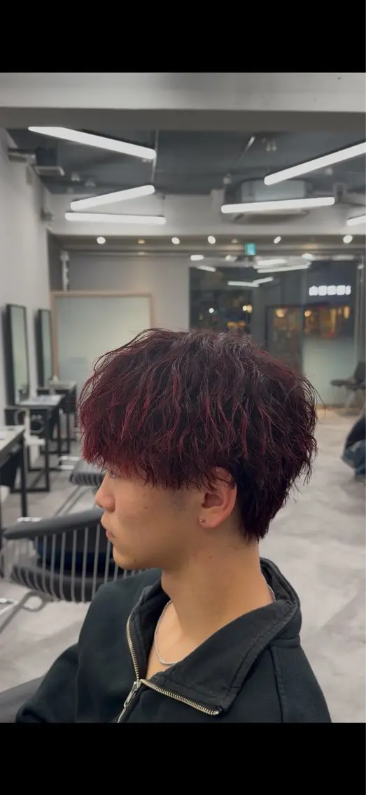 【⚜️メンズ限定⚜️】カット＋ツイストスパイラルパーマ＋保湿トリートメント＋ワンカラーの写真