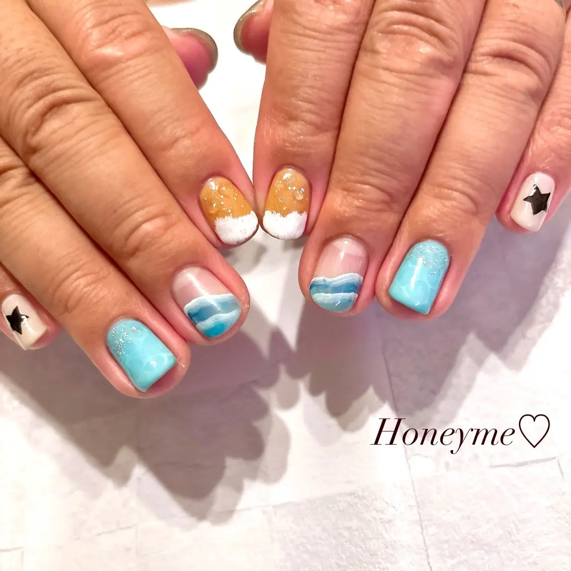 ネイル Honey me ❁⃘*.゚のネイルデザイン