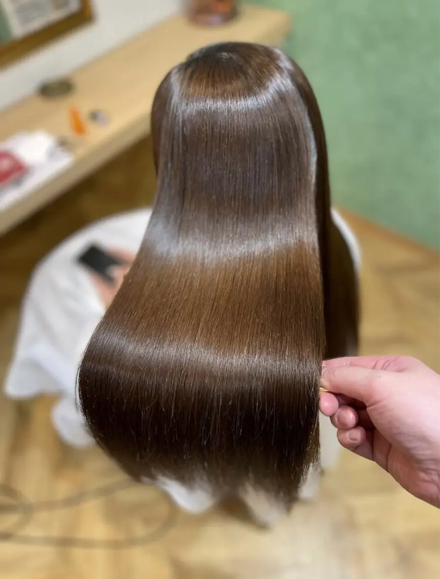 ロング 縮毛矯正 上板橋駅から徒歩2分 /モデル募集中！のヘアスタイル