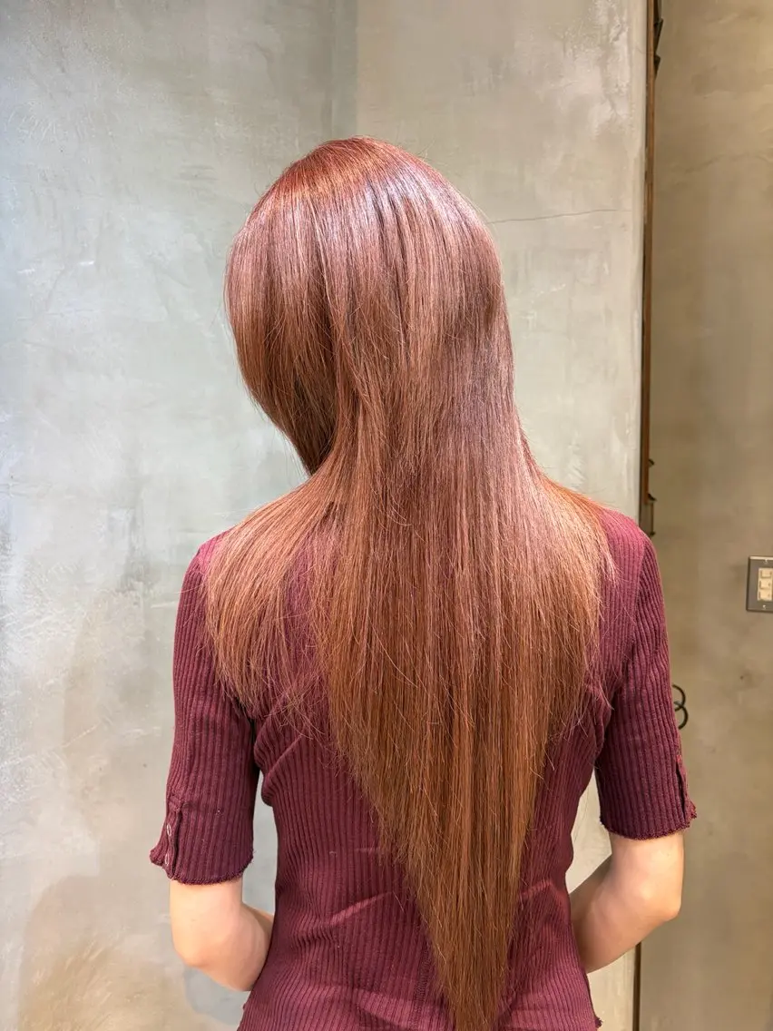 ロング カット トリートメント 松下 倫子のヘアスタイル