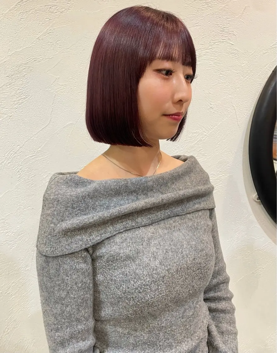 ショート ヘアカラー airi/ボブ/ レイヤーカット/札幌のヘアスタイル