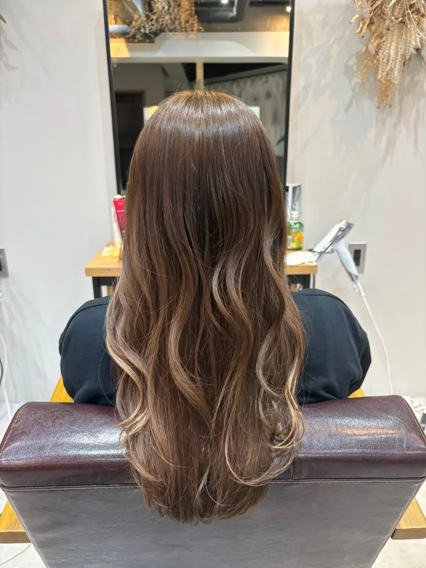 ロング カラー 大塚🌟巣鴨 カラー/縮毛矯正のヘアスタイル
