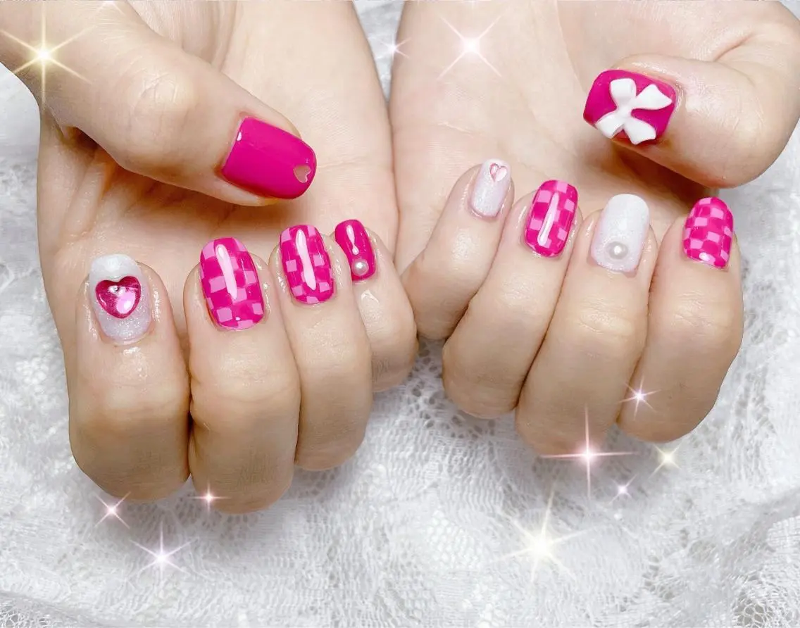 ネイル アートネイル ハンドネイル FLARE NAIL フレアネイルのネイルデザイン